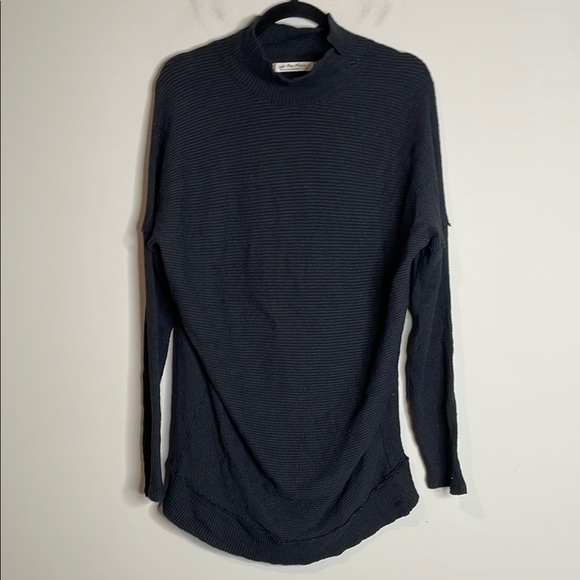 We The Free | Women’s Dark Grey Casey Tunic Ribbed Dress Size Small - Picture 2 of 8